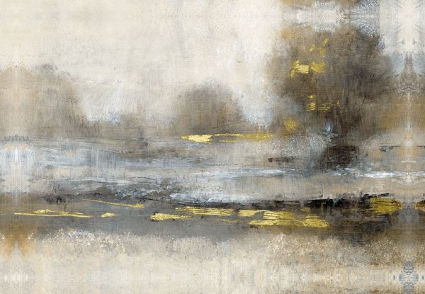 Embellished Gilt Landscape I by Tim O'Toole - Hand-Painted Oil Painting Reproduction