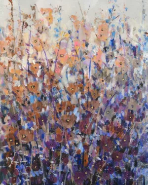 Fall Wildflowers II by Tim O'Toole Oil Painting