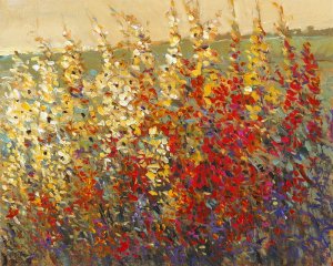 Field of Spring Flowers I by Tim O'Toole Oil Painting