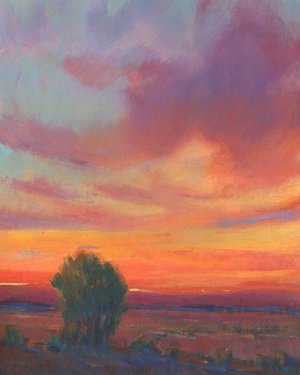 Fire in the Sky II by Tim O'Toole Oil Painting