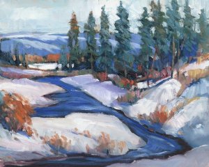 First Snow I by Tim O'Toole Oil Painting