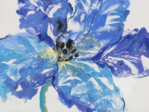 Fleur Bleue I by Tim O'Toole Oil Painting