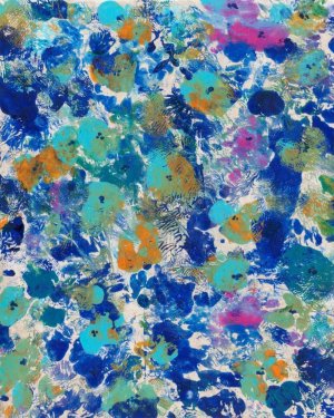 Floral Bright II Oil painting by Tim O'Toole