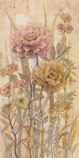 Floral Chinoiserie II by Tim O'Toole Oil Painting