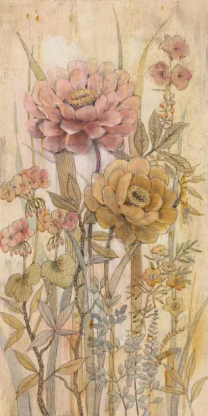 Floral Chinoiserie II by Tim O'Toole Oil Painting