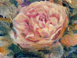 Floral in Bloom IV by Tim O'Toole Oil Painting