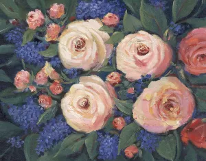 Floral Touch I by Tim O'Toole Oil Painting