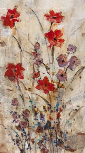 Floral Wash I by Tim O'Toole Oil Painting