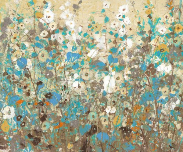 Flowering Vines I by Tim O'Toole - Hand-Painted Oil Painting Reproduction