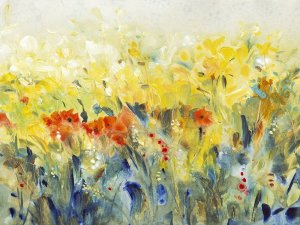 Flowers Sway II by Tim O'Toole Oil Painting