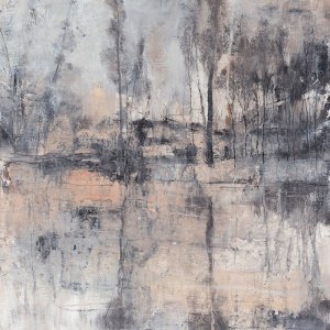 Fog in the Forest II Oil Painting by Tim O'Toole - Contemporary
