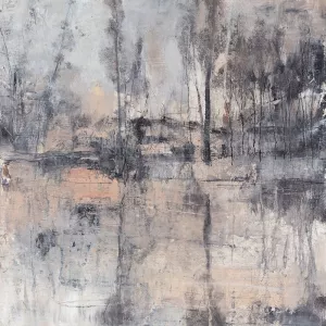 Fog in the Forest II Oil Painting by Tim O'Toole - Contemporary