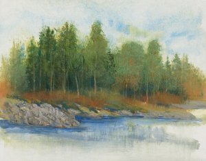 From the Banks I by Tim O'Toole Oil Painting