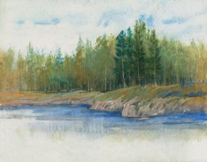 From the Banks II by Tim O'Toole Oil Painting