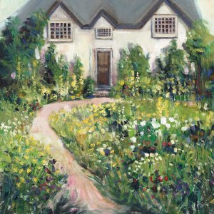Garden Cottage I by Tim O'Toole Oil Painting