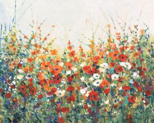 Garden in Bloom I by Tim O'Toole Oil Painting