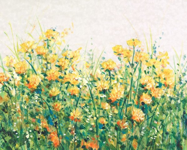 Garden in Bloom III by Tim O'Toole - Hand-Painted Oil Painting Reproduction
