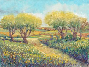 Garden Path II by Tim O'Toole Oil Painting
