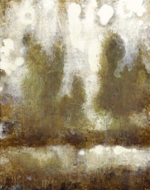 Gilded Tree Silhouette I by Tim O'Toole Oil Painting