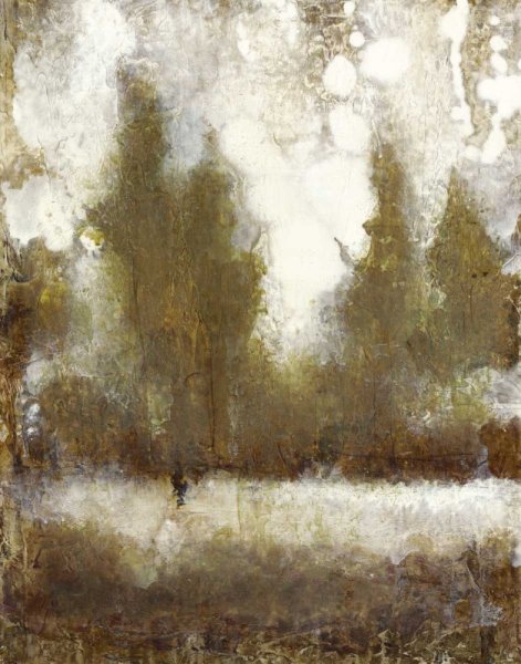 Gilded Tree Silhouette II by Tim O'Toole - Hand-Painted Oil Painting Reproduction
