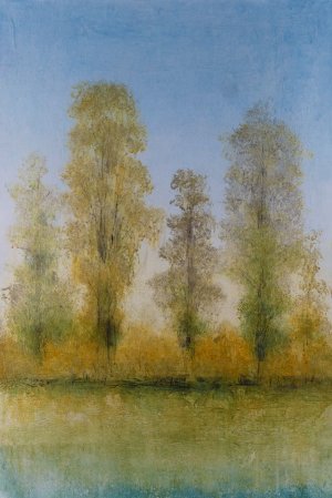 Gilded Trees II by Tim O'Toole Oil Painting