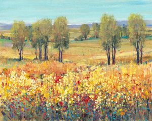 Golden Fields I Oil Painting by Tim O'Toole - Contemporary