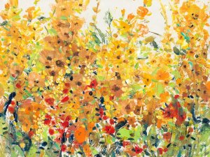 Golden Summer Garden II by Tim O'Toole Oil Painting
