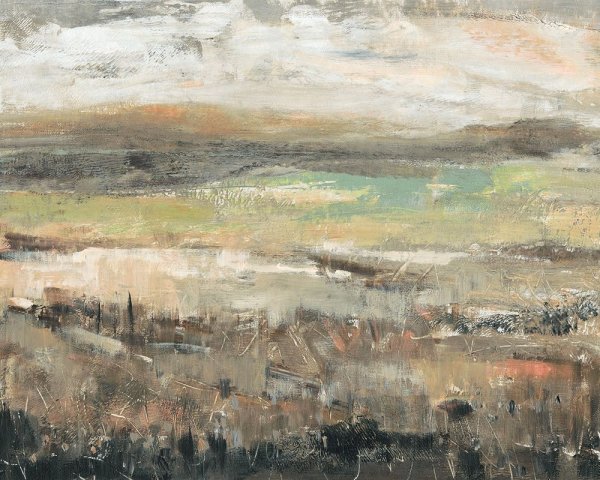 Main Product Photo of Grassland Showers I Painting by Tim O'Toole