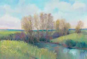 Hidden Stream II Oil Painting by Tim O'Toole - Contemporary