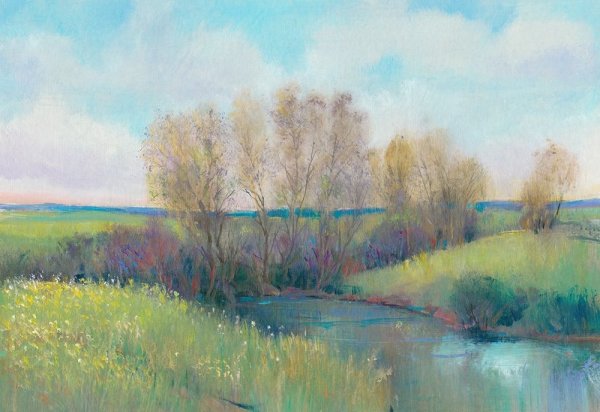 Hidden Stream II by Tim O'Toole - Hand-Painted Oil Painting Reproduction