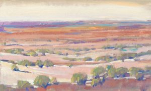 High Desert Pastels I by Tim O'Toole Oil Painting