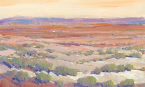 High Desert Pastels II by Tim O'Toole Oil Painting