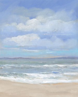 High Tide Beach I by Tim O'Toole Oil Painting