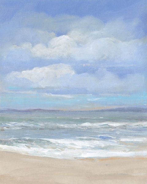 High Tide Beach I by Tim O'Toole - Hand-Painted Oil Painting Reproduction