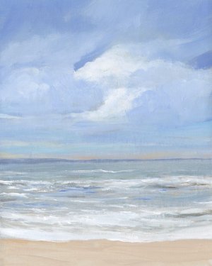 High Tide Beach II by Tim O'Toole Oil Painting