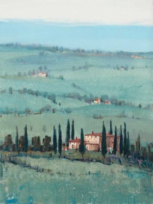 Hill Top Vista I by Tim O'Toole Oil Painting