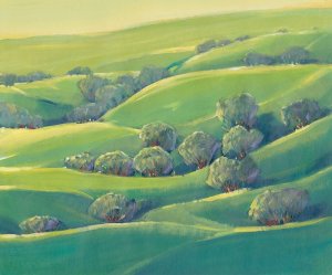 Hillside View I by Tim O'Toole Oil Painting