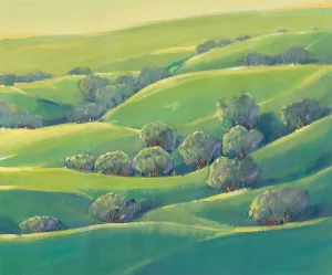 Hillside View I by Tim O'Toole Oil Painting