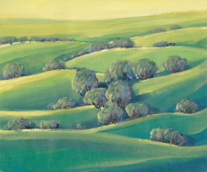 Hillside View II by Tim O'Toole Oil Painting