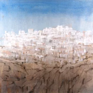 Hilltop Village II by Tim O'Toole Oil Painting
