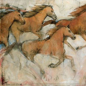 Horse Fresco I by Tim O'Toole Oil Painting