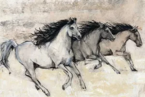 Horses in Motion II by Tim O'Toole Oil Painting
