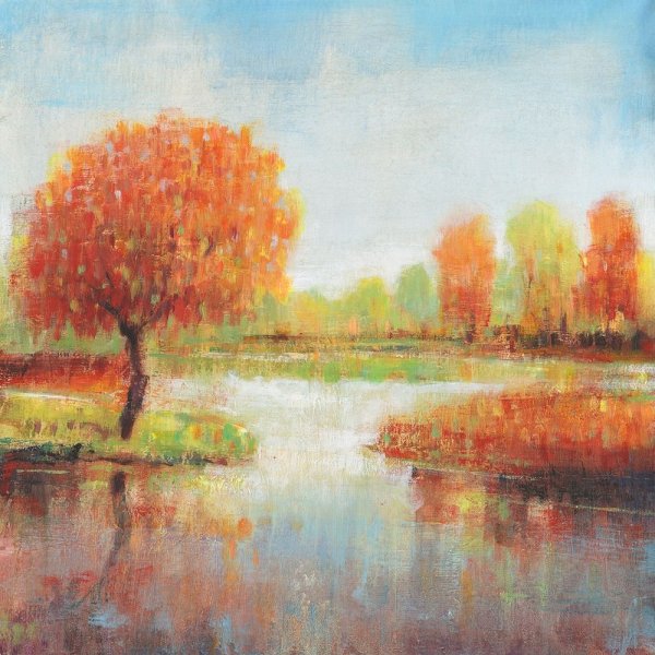 Main Product Photo of Lake Reflections I Painting by Tim O'Toole