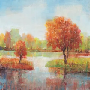 Lake Reflections II by Tim O'Toole Oil Painting