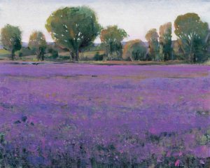 Lavender Field I by Tim O'Toole Oil Painting