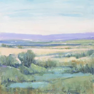 Lavender Horizon II Oil Painting by Tim O'Toole - Contemporary