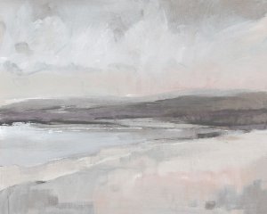 Lavender Mist Coast I by Tim O'Toole Oil Painting