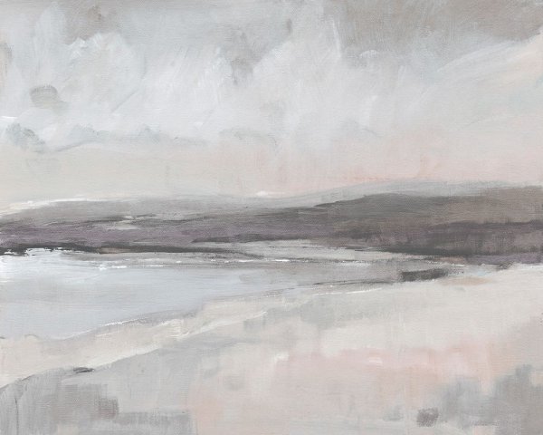 Lavender Mist Coast I by Tim O'Toole - Hand-Painted Oil Painting Reproduction