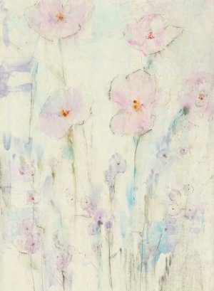 Lilac Floral I by Tim O'Toole Oil Painting