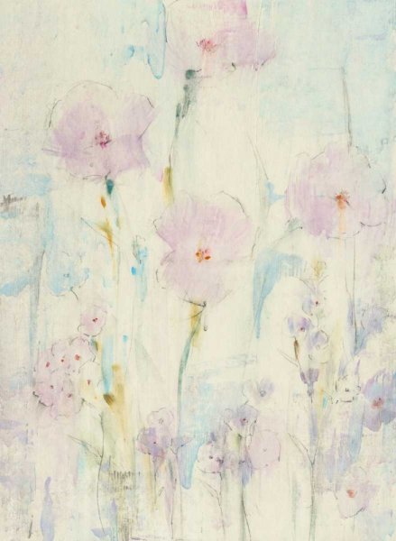 Lilac Floral II by Tim O'Toole - Hand-Painted Oil Painting Reproduction
